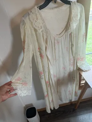 Night gown set White Size M thumbnail 1