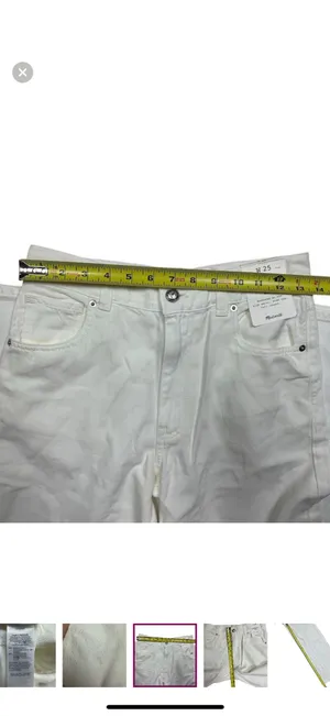 Madewell Superwide-Leg Jeans White thumbnail 9
