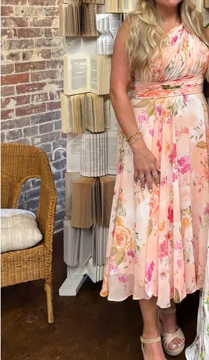 Azazie Floral Dress thumbnail 3