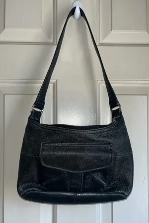Fossil Black Pebbled Leather Shoulder Bag 75082 thumbnail 1