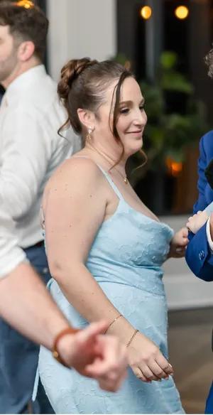 Azazie Bridesmaid Dress Sky Blue thumbnail 4