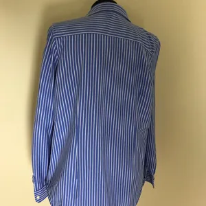 LL Bean Blue and White Striped Button thumbnail 2