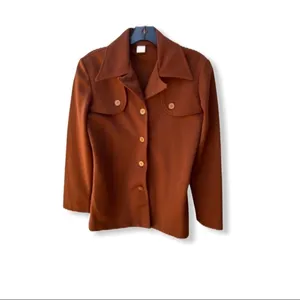 Vintage Polyester Jacket‎ Size 10 thumbnail 9
