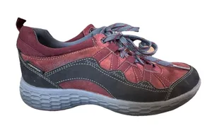 Cobb Hill New Balance Women's Red Leather Waterproof Sneakers Size 9.5 Comfort thumbnail 1