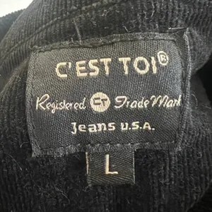 Black Corduroy Jacket Women's Vintage 90s 2000s Y2K 2000s Grunge‎ Retro Large thumbnail 4