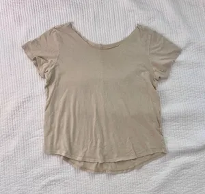 beige tan cream Cotton:On off the shoulder tee thumbnail 1