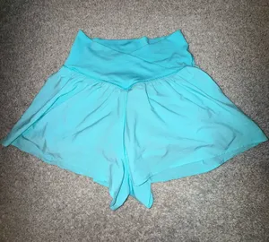 offline by aerie crossover flare shorts thumbnail 1