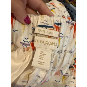 NWT Cynthia Rowley linen sailboat shorts thumbnail 3