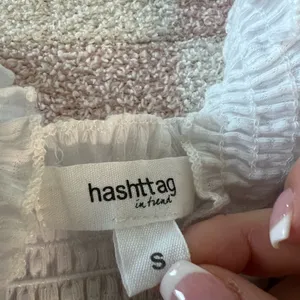 Hashtag White Smocked Two-Piece Set thumbnail 4