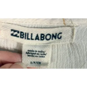 Billabong Lust Wild Floral Crop Tie Front Top Small Bell Sleeve Excellent Boho‎ thumbnail 3