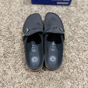Birkenstock New w Box Buckley Black Suede Leather Narrow Width EU 39 (US L8, M6) thumbnail 4