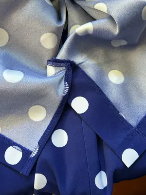 Connected Apparel Women’s Blue & White Polka Dot Sleeveless Fit & Flare Dress 6 thumbnail 11