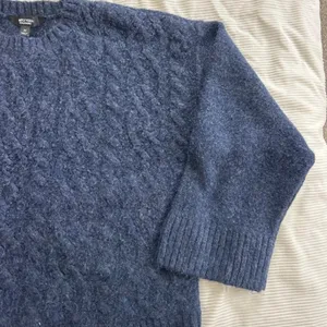 Simply Vera Vera Wang Navy Cable-Knit Crewneck Sweater thumbnail 3
