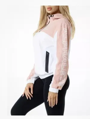 Alphalete Women's EXP Tech Windbreaker- Himalayan Pink, Size Large thumbnail 1