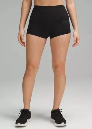 Lululemon Nulux Tight-Fit High-Rise Track Short 2.5" - Black - 4 thumbnail 1
