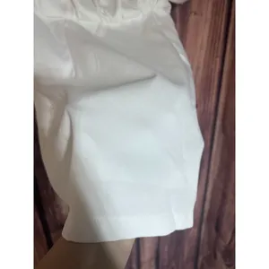 White Oversize Puff Sleeve Mini Sheath Dress Romantic Idem Ditto Party Prom SZ S thumbnail 10