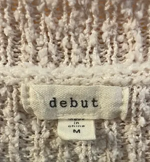 Debut Color Block Cropped Knit Sweater thumbnail 2