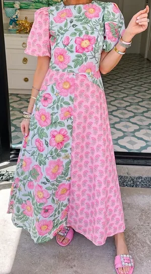 Summer dress Pink Size L thumbnail 1