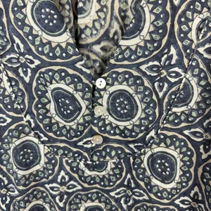 Cleobella Organic Cotton Floral Medallion Mini Dress Large Tunic Boho Relaxed‎ thumbnail 2