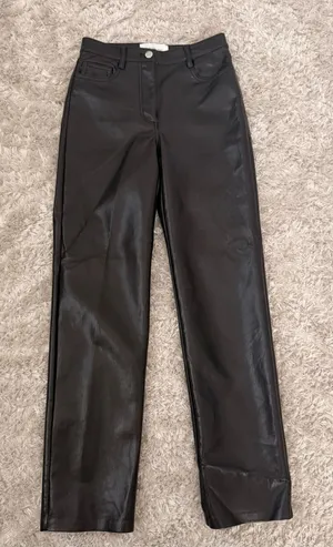 Melina Aritzia Leather Pants thumbnail 1