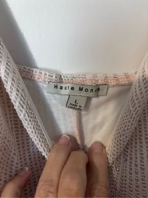 Haute Monde Blush Beaded Slip Dress thumbnail 3