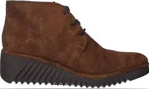 Fly London Lare lace up ankle boots brown suede casual modern women’s size 38‎ thumbnail 1