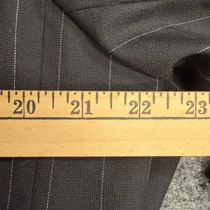 Lauren Ralph Lauren Womens 16 Wool Pinstripe Pant Suit Charcoal Grey 2 Piece Set thumbnail 5