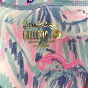 LILLY PULITZER Tarah Luxletic SunGuard Top M Ravello Blue Perfect Match Tennis thumbnail 9