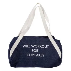 Private Party Denim Bag Will Workout For Cupcakes Graphics New thumbnail 2