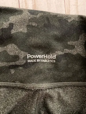 FABLETICS "Powerhold" Charcoal Black Camo Athletic Leggings SZ large $ 84.95 thumbnail 5