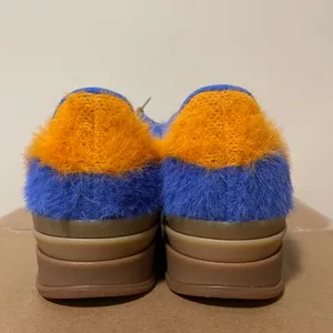 Adidas Gazelle Bold Platform NY Knicks Blue Orange Gum Women Size 8 JS3906 NEW thumbnail 4