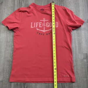 Life Is Good Red Cape May Shirt Top Women’s Size Medium Classic Fit Crusher Tee thumbnail 9
