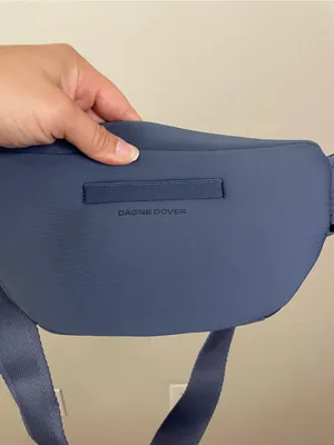 Dagne Dover Ace Neoprene Belt Bag Fanny Pack in Ash Blue thumbnail 4