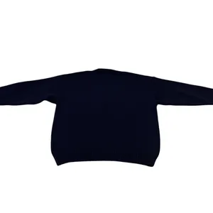 Soft Haus 100% Merino Wool Sweater Rare Navy/ Multicolor Size Small NWOT thumbnail 4