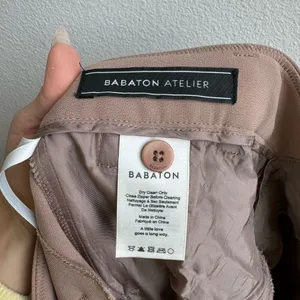 Aritzia Babaton Career Office Wear Slacks Trousers Straight Leg Size 6 Small Tan thumbnail 4
