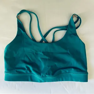 Lululemon Energy Bra Medium Support, B–D Cups Hawaiian Turquoise size 6 thumbnail 6