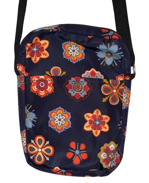 Blue‎ Patterned Crossbody Purse Blue thumbnail 1