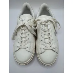 Veja Shoes Women 6‎ White Gray Leather Lace Up Campo Sneakers Fashion Outdoor thumbnail 3