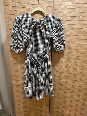 FAITHFULL THE BRAND Lizzy gingham mini dress size 4 NWOT thumbnail 5