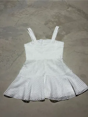 Amanda uprichard Annalise dress White Mini Dress large thumbnail 7