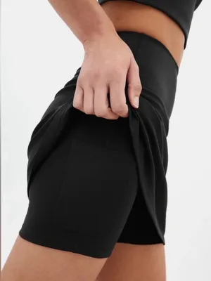 Girlfriend Collective Black Sport Skort Size XS NWT thumbnail 2
