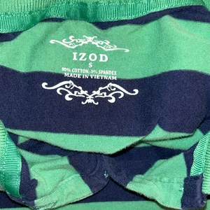 Vintage IZOD striped polo thumbnail 4