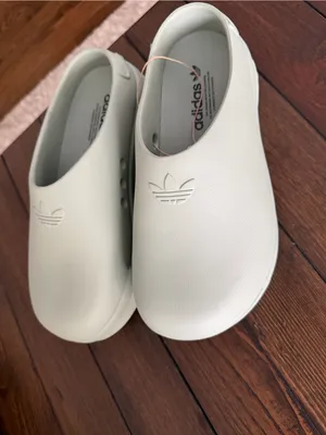 Adidas adiFOM Stan Mule Clogs Silver Green Women’s Size 8 New with Tags thumbnail 6