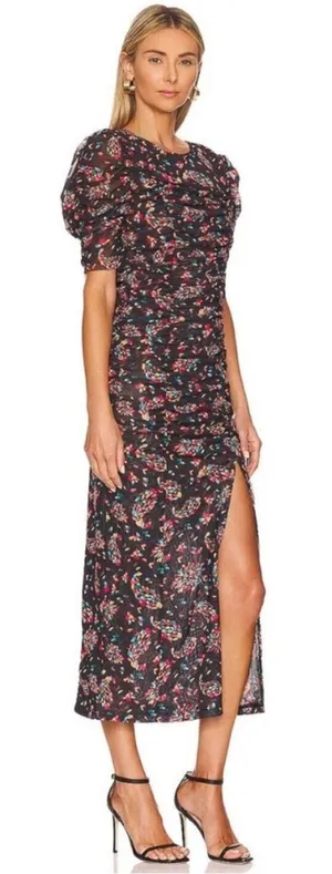Free People‎ Briella Midi Women's Dress twilight combo sz S revolve thumbnail 1