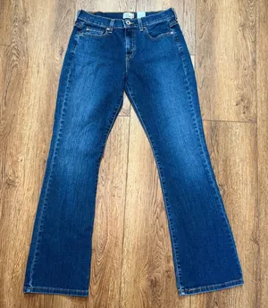 Y2K Levi's Bootcut Blue Jeans Womens Size 6 Medium Wash Denim Western Batwing thumbnail 1