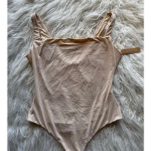 Skims Fits Everybody Square Neck Bodysuit Sand Size Large thumbnail 3
