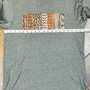 Bella + Canvas Cowboys Gray Long Sleeve Shirt Large thumbnail 7