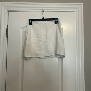 Reformation Veranda Linen Miniskirt thumbnail 2