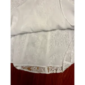 Forever 21 Y2K White Floral Lace Fit & Flare Dress Womens S Romantic Cottagecore thumbnail 6