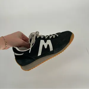 Karhu Mestari Champion Classic Sneakers Low-Tops Retro Black and White Womens 5 thumbnail 4